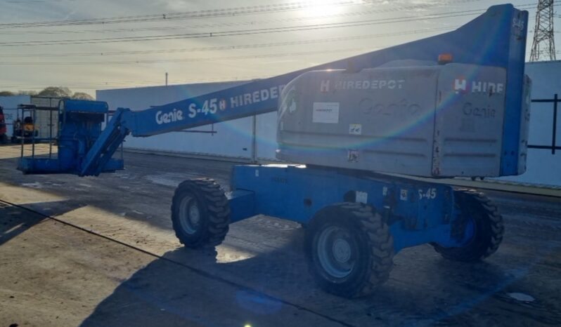 Genie S45 Manlifts For Auction: Leeds -27th, 28th, 29th, 30th November 24 @ 8:00am full