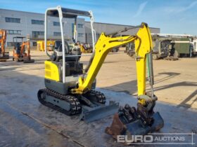 2019 Wacker Neuson EZ17 Mini Excavators For Auction: Leeds -27th, 28th, 29th, 30th November 24 @ 8:00am full