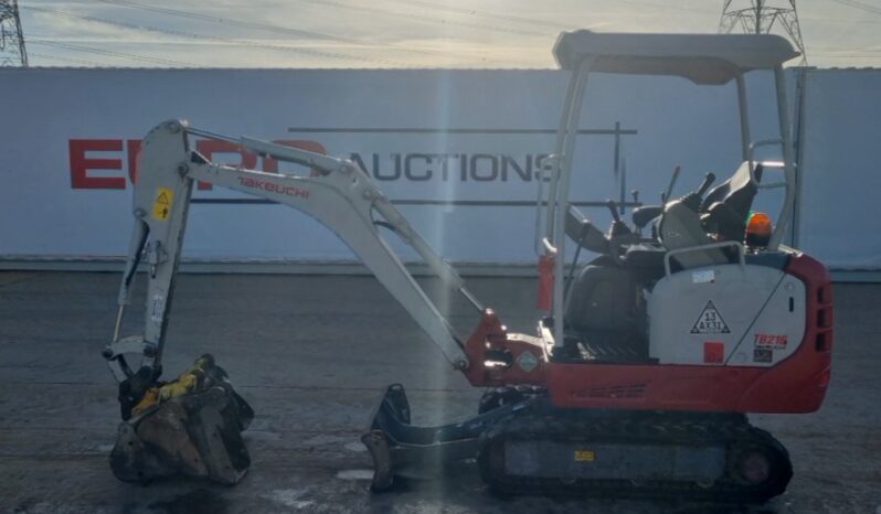 2020 Takeuchi TB216 Mini Excavators For Auction: Leeds -27th, 28th, 29th, 30th November 24 @ 8:00am full