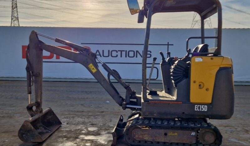 2018 Volvo EC15D Mini Excavators For Auction: Leeds -27th, 28th, 29th, 30th November 24 @ 8:00am full