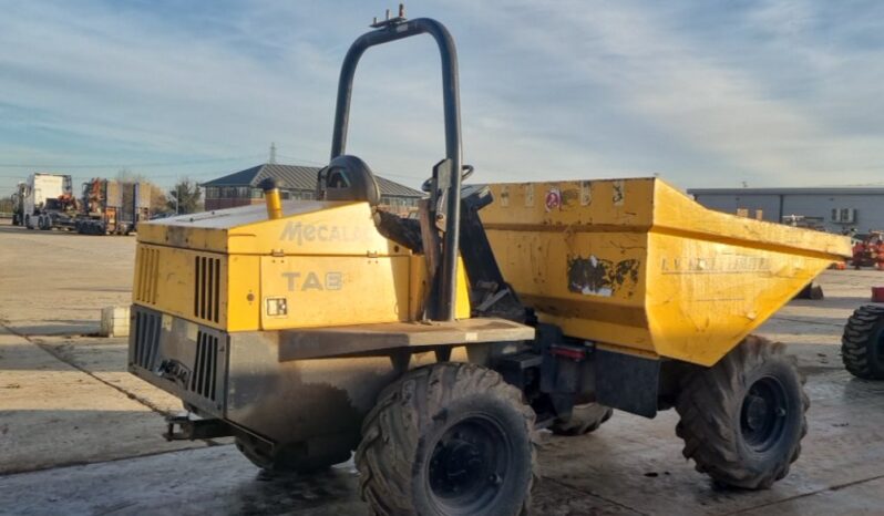 2018 Mecalac TA6 Site Dumpers For Auction: Leeds -27th, 28th, 29th, 30th November 24 @ 8:00am full