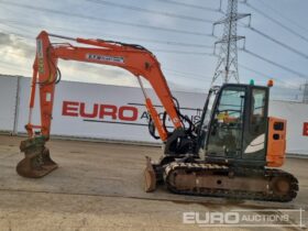 2017 Hitachi ZX85USB-5A 6 Ton+ Excavators For Auction: Leeds -27th, 28th, 29th, 30th November 24 @ 8:00am full