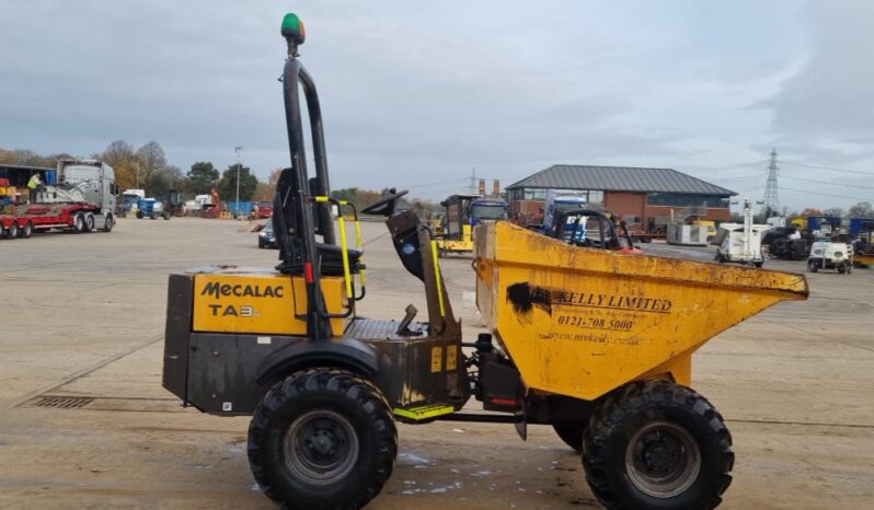 2020 Mecalac TA3H Site Dumpers For Auction: Leeds -27th, 28th, 29th, 30th November 24 @ 8:00am full