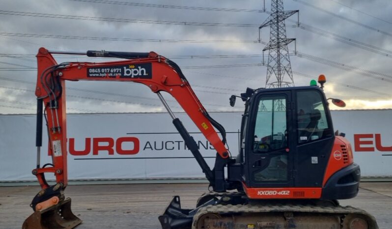 2020 Kubota KX080-4A2 6 Ton+ Excavators For Auction: Leeds -27th, 28th, 29th, 30th November 24 @ 8:00am full