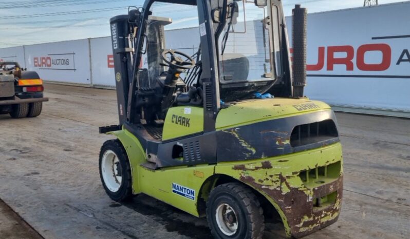 2015 Clark C30D Forklifts For Auction: Leeds -27th, 28th, 29th, 30th November 24 @ 8:00am full