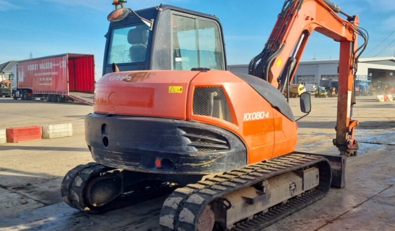 2016 Kubota KX080-4 6 Ton+ Excavators For Auction: Leeds -27th, 28th, 29th, 30th November 24 @ 8:00am full