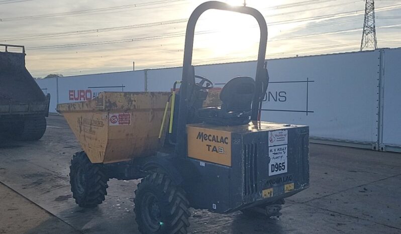 2019 Mecalac TA3H Site Dumpers For Auction: Leeds -27th, 28th, 29th, 30th November 24 @ 8:00am full