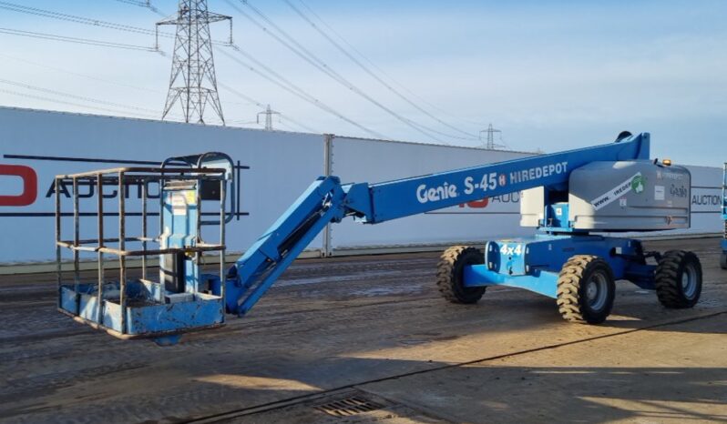 Genie S45 Manlifts For Auction: Leeds -27th, 28th, 29th, 30th November 24 @ 8:00am