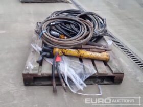 JCB Hydraulic Hand Held Breaker (3 of), Hoses, Various Chisels Asphalt / Concrete Equipment For Auction: Leeds -27th, 28th, 29th, 30th November 24 @ 8:00am full