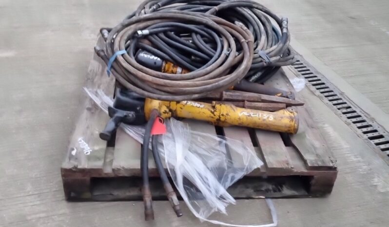 JCB Hydraulic Hand Held Breaker (3 of), Hoses, Various Chisels Asphalt / Concrete Equipment For Auction: Leeds -27th, 28th, 29th, 30th November 24 @ 8:00am full