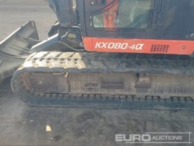 2017 Kubota KX080-4 6 Ton+ Excavators For Auction: Leeds -27th, 28th, 29th, 30th November 24 @ 8:00am full