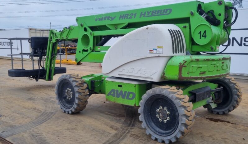 2015 Niftylift HR21 AWD Manlifts For Auction: Leeds -27th, 28th, 29th, 30th November 24 @ 8:00am full