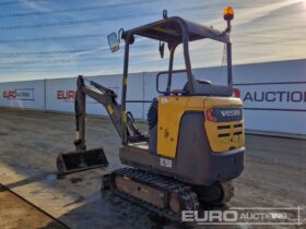 2018 Volvo EC15D Mini Excavators For Auction: Leeds -27th, 28th, 29th, 30th November 24 @ 8:00am full