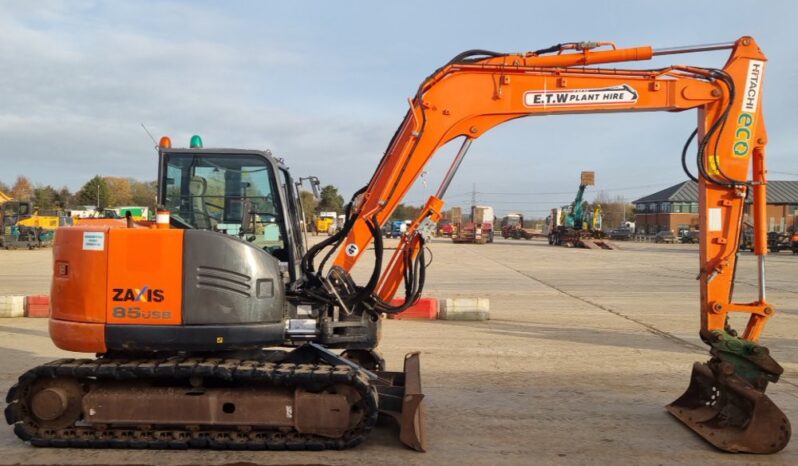 2017 Hitachi ZX85USB-5A 6 Ton+ Excavators For Auction: Leeds -27th, 28th, 29th, 30th November 24 @ 8:00am full