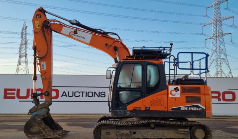 2021 Doosan DX140LC-7 10 Ton+ Excavators For Auction: Leeds -27th, 28th, 29th, 30th November 24 @ 8:00am full