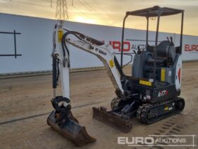 2022 Bobcat E17Z Mini Excavators For Auction: Leeds -27th, 28th, 29th, 30th November 24 @ 8:00am