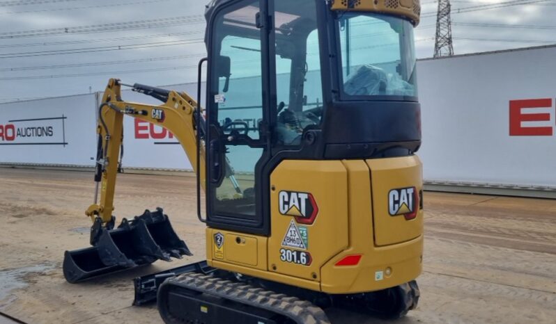 Unused CAT 301.6 Mini Excavators For Auction: Leeds -27th, 28th, 29th, 30th November 24 @ 8:00am full