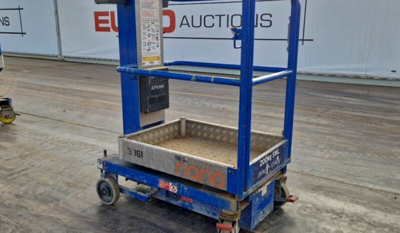 2016 Power Towers Nano Manlifts For Auction: Leeds -27th, 28th, 29th, 30th November 24 @ 8:00am full