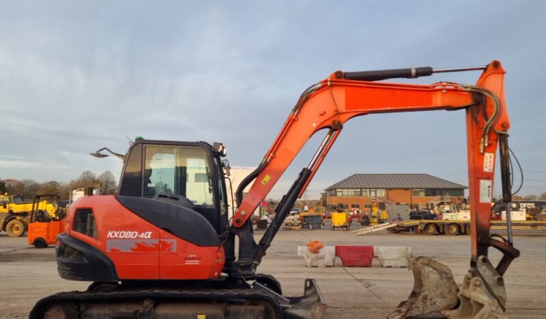 2018 Kubota KX080-4A 6 Ton+ Excavators For Auction: Leeds -27th, 28th, 29th, 30th November 24 @ 8:00am full