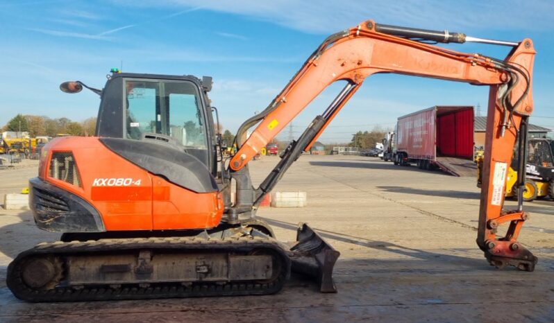 2016 Kubota KX080-4 6 Ton+ Excavators For Auction: Leeds -27th, 28th, 29th, 30th November 24 @ 8:00am full