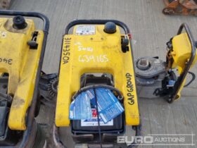 Wacker Neuson Petrol Trench Compactor (4 of), (Spares) Asphalt / Concrete Equipment For Auction: Leeds -27th, 28th, 29th, 30th November 24 @ 8:00am full