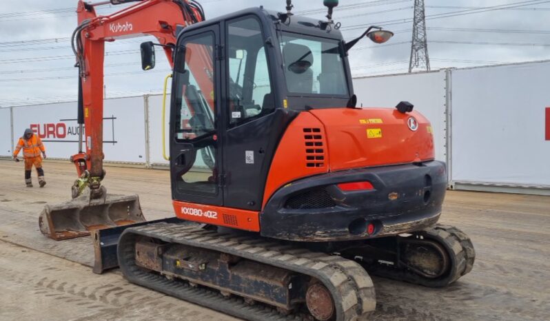 2020 Kubota KX080-4A2 6 Ton+ Excavators For Auction: Leeds -27th, 28th, 29th, 30th November 24 @ 8:00am full