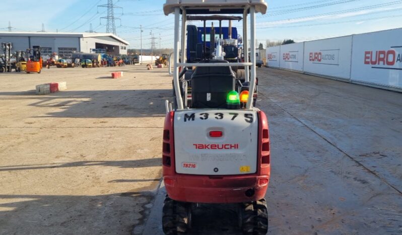 2022 Takeuchi TB216 Mini Excavators For Auction: Leeds -27th, 28th, 29th, 30th November 24 @ 8:00am full