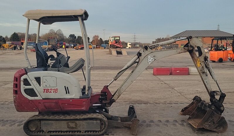 2015 Takeuchi TB216 Mini Excavators For Auction: Leeds -27th, 28th, 29th, 30th November 24 @ 8:00am full