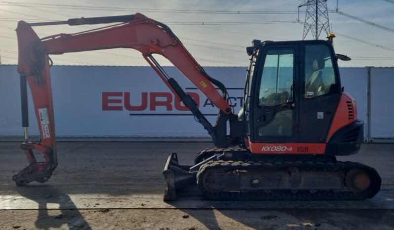 2016 Kubota KX080-4 6 Ton+ Excavators For Auction: Leeds -27th, 28th, 29th, 30th November 24 @ 8:00am full