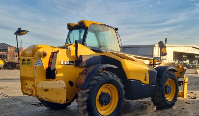 2016 JCB 540-140 Hi Viz Telehandlers For Auction: Leeds -27th, 28th, 29th, 30th November 24 @ 8:00am full