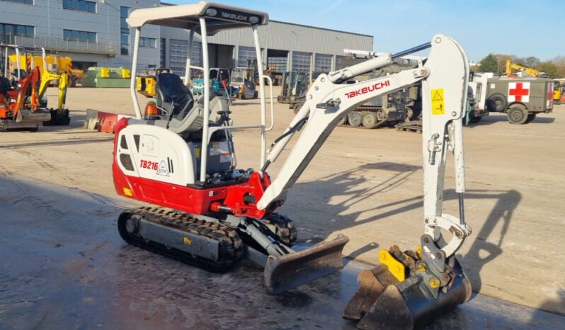 2022 Takeuchi TB216 Mini Excavators For Auction: Leeds -27th, 28th, 29th, 30th November 24 @ 8:00am full