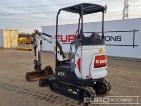 2022 Bobcat E17Z Mini Excavators For Auction: Leeds -27th, 28th, 29th, 30th November 24 @ 8:00am full