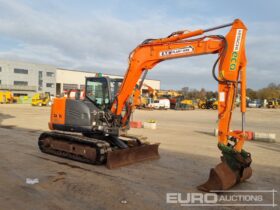 2017 Hitachi ZX85USB-5A 6 Ton+ Excavators For Auction: Leeds -27th, 28th, 29th, 30th November 24 @ 8:00am full