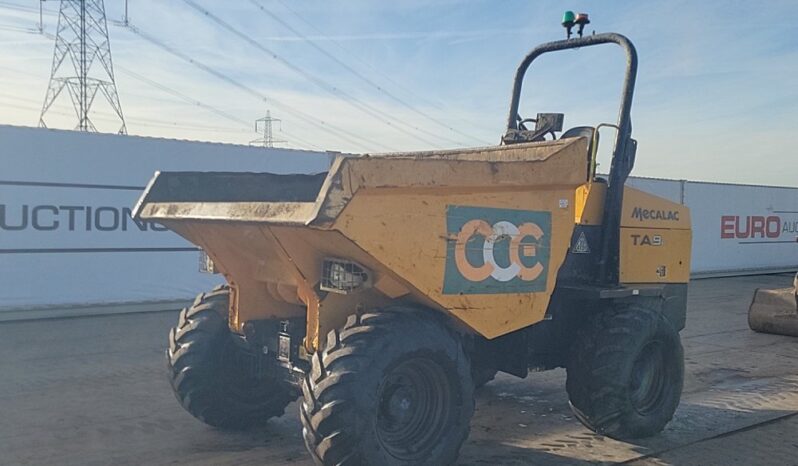 2018 Mecalac TA9 Site Dumpers For Auction: Leeds -27th, 28th, 29th, 30th November 24 @ 8:00am