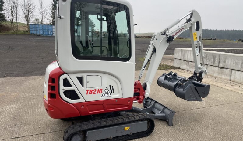 Takeuchi TB216 minidigger only 887 hours