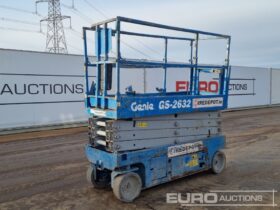 Genie GS2632 Manlifts For Auction: Leeds -27th, 28th, 29th, 30th November 24 @ 8:00am