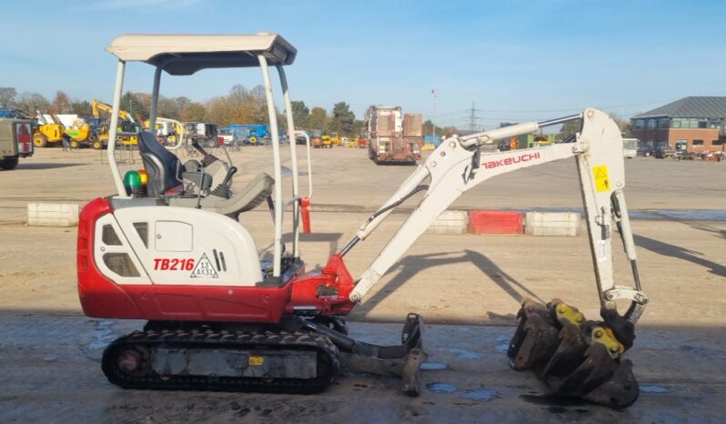 2020 Takeuchi TB216 Mini Excavators For Auction: Leeds -27th, 28th, 29th, 30th November 24 @ 8:00am full