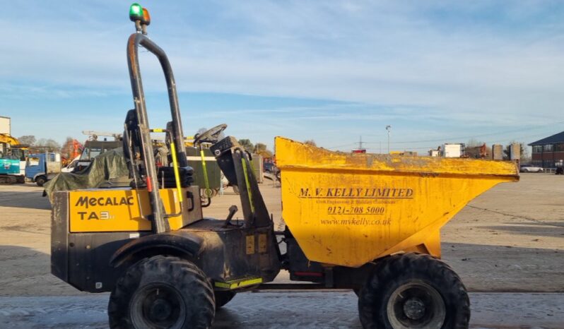 2019 Mecalac TA3H Site Dumpers For Auction: Leeds -27th, 28th, 29th, 30th November 24 @ 8:00am full