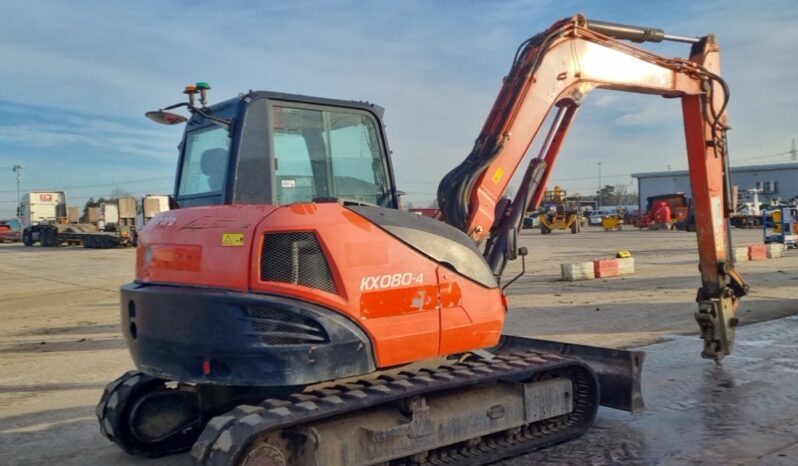 2016 Kubota KX080-4 6 Ton+ Excavators For Auction: Leeds -27th, 28th, 29th, 30th November 24 @ 8:00am full