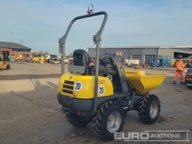 2017 Wacker Neuson 1001 Site Dumpers For Auction: Leeds -27th, 28th, 29th, 30th November 24 @ 8:00am full