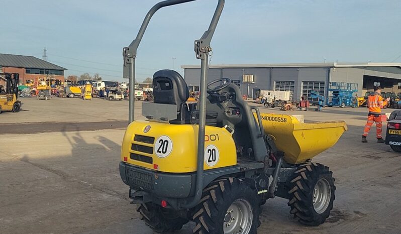 2017 Wacker Neuson 1001 Site Dumpers For Auction: Leeds -27th, 28th, 29th, 30th November 24 @ 8:00am full