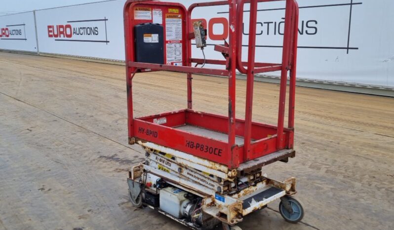 HY-Brid HB P830CE Manlifts For Auction: Leeds -27th, 28th, 29th, 30th November 24 @ 8:00am full