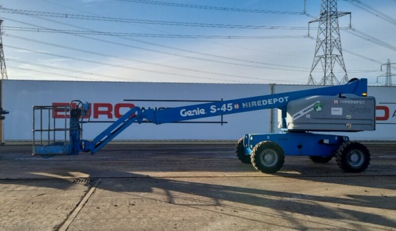 Genie S45 Manlifts For Auction: Leeds -27th, 28th, 29th, 30th November 24 @ 8:00am full