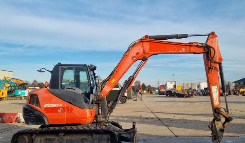 2016 Kubota KX080-4 6 Ton+ Excavators For Auction: Leeds -27th, 28th, 29th, 30th November 24 @ 8:00am full