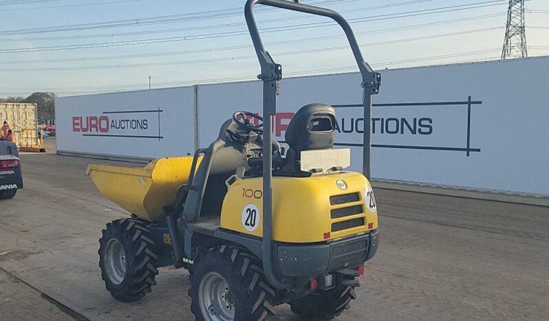 2017 Wacker Neuson 1001 Site Dumpers For Auction: Leeds -27th, 28th, 29th, 30th November 24 @ 8:00am full