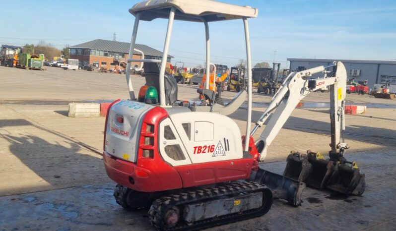 2020 Takeuchi TB216 Mini Excavators For Auction: Leeds -27th, 28th, 29th, 30th November 24 @ 8:00am full