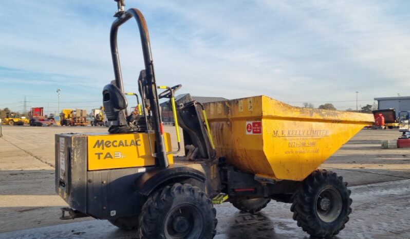 2019 Mecalac TA3H Site Dumpers For Auction: Leeds -27th, 28th, 29th, 30th November 24 @ 8:00am full