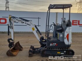 2022 Bobcat E17Z Mini Excavators For Auction: Leeds -27th, 28th, 29th, 30th November 24 @ 8:00am full