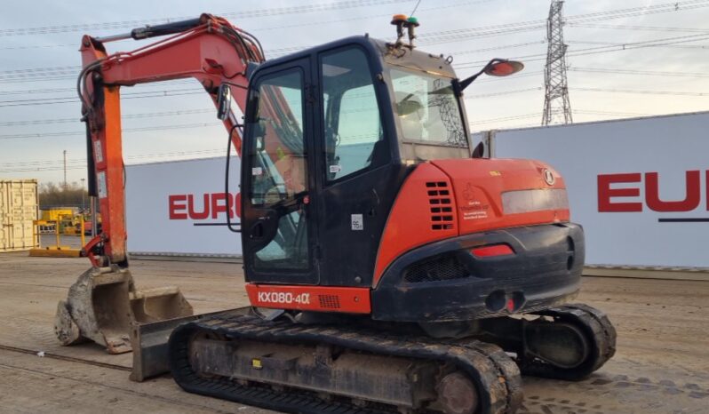 2018 Kubota KX080-4A 6 Ton+ Excavators For Auction: Leeds -27th, 28th, 29th, 30th November 24 @ 8:00am full