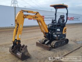 2016 Hyundai R17Z-9A Mini Excavators For Auction: Leeds -27th, 28th, 29th, 30th November 24 @ 8:00am